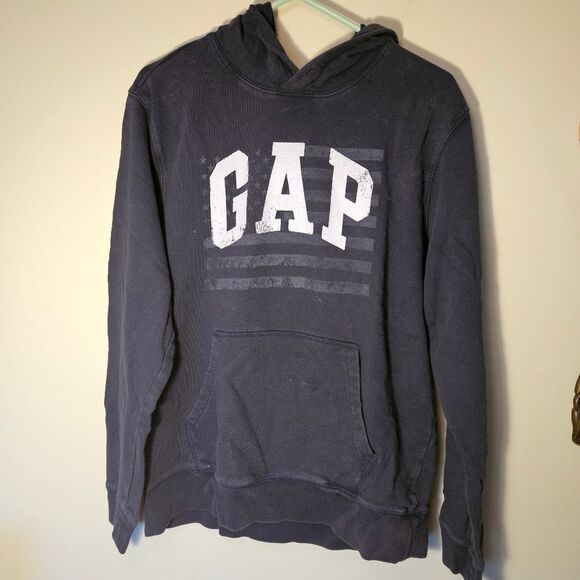 GAP Navy Hoodie Men’s Large – Soft, Casual, Everyday Essential - Picture 1 of 3